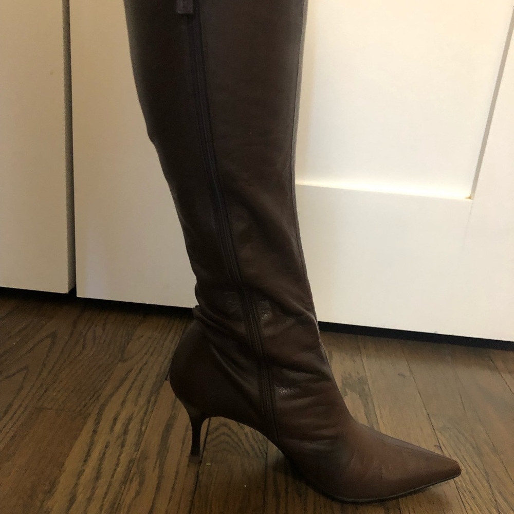 Gucci Brown Leather Boots